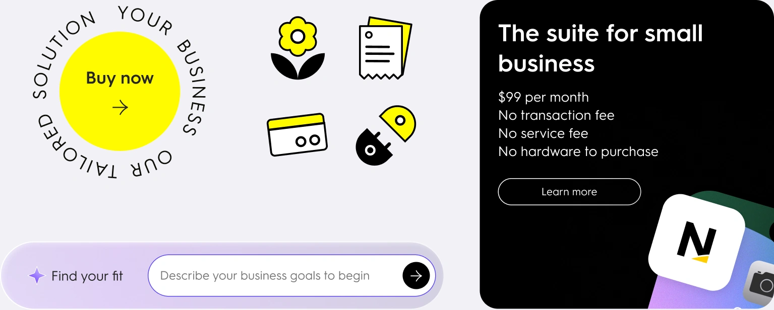 Nayax visual components and product interfaces
